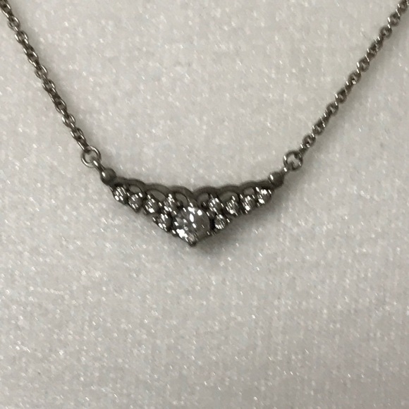 Pandora Fairytale Tiara Necklace Clear 